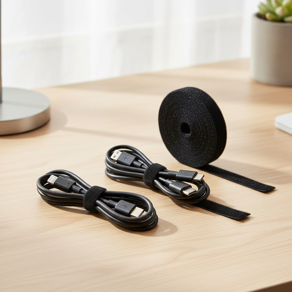 CordNest cable winder ties for cord and cable organisation